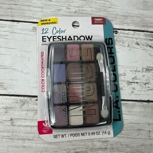 L.A.Colors 12Color EyeShadow-Color Coordinated/Glamorous C68681